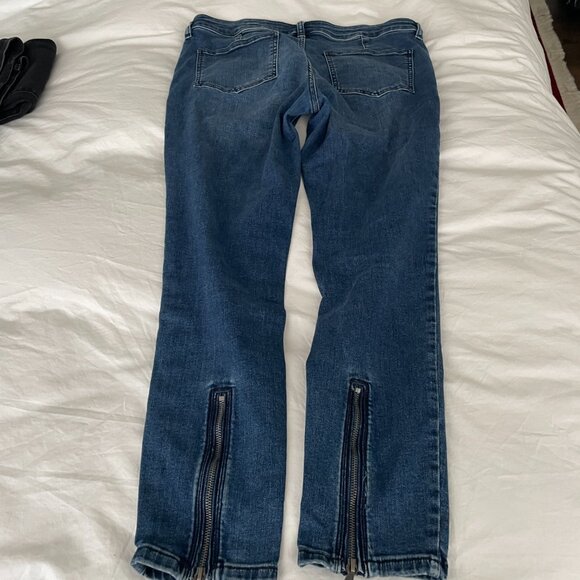 Free People / We The Free Baltic Blue Jeans Mid-rise - Picture 9 of 10